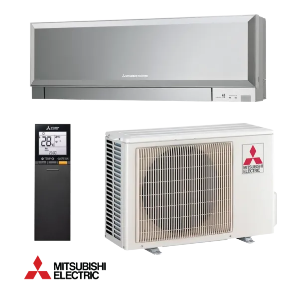 Инверторен климатик Mitsubishi Electric MSZ-EF25VGKS / MUZ-EF25VG – Kirigamine Zen, Silver, 9 000 BTU, A+++/A++, R32