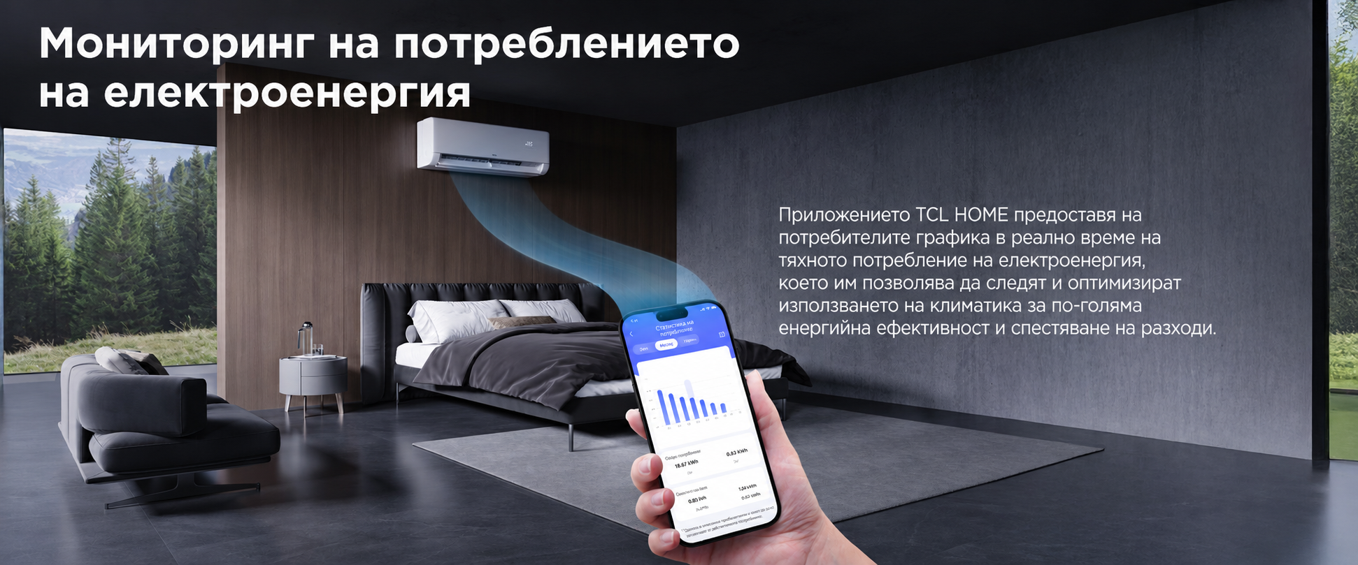 TCL ULTRA UG 12 следене на консумацията на електроенергия