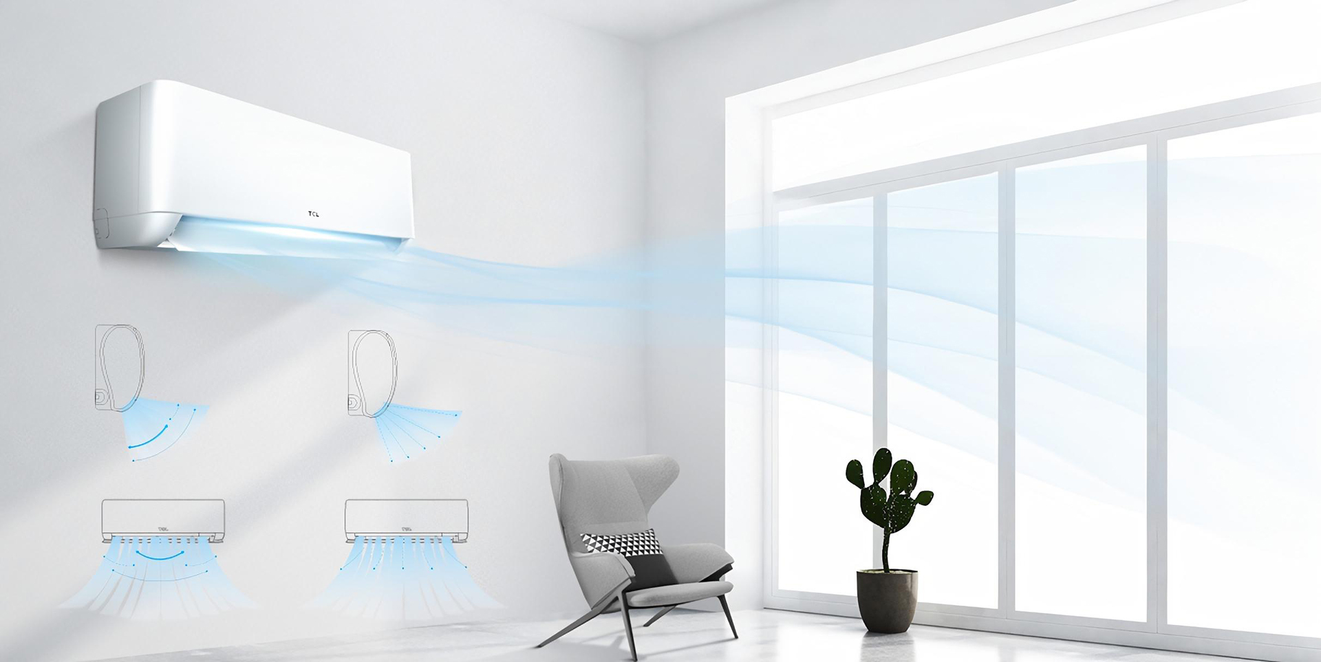 Интелигентни функции на TCL T‑PRO Gentle Cool Ocarina