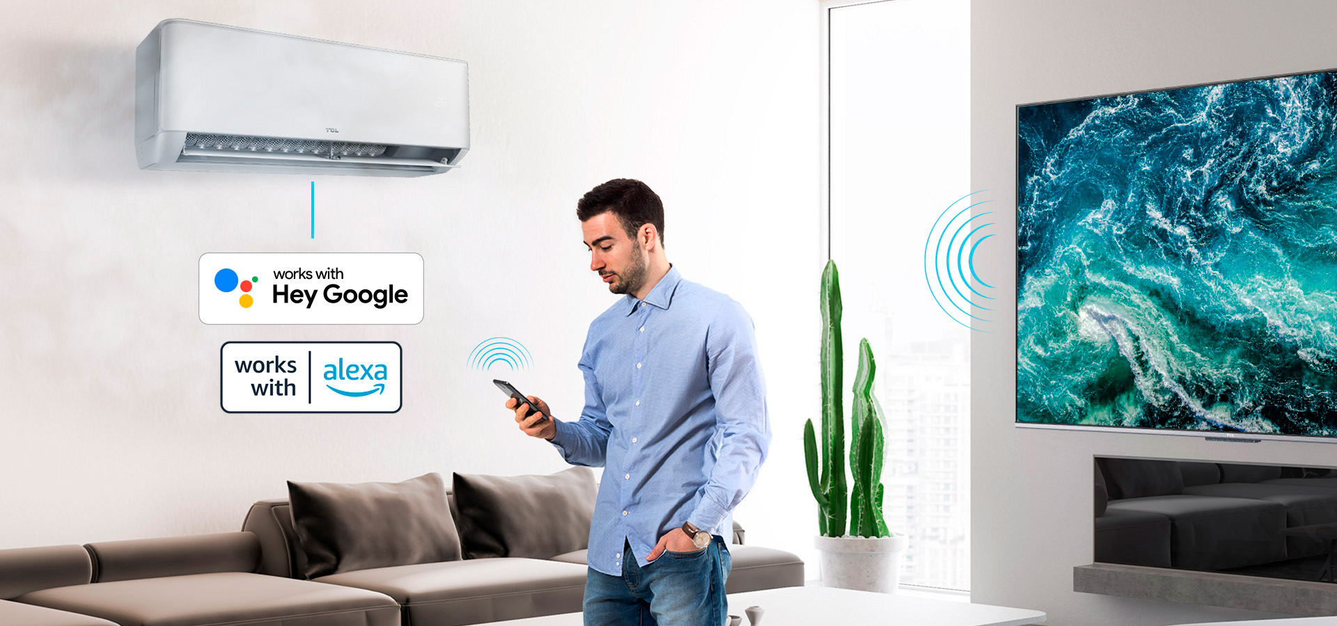 Интелигентни функции на TCL T‑PRO Gentle Cool Ocarina