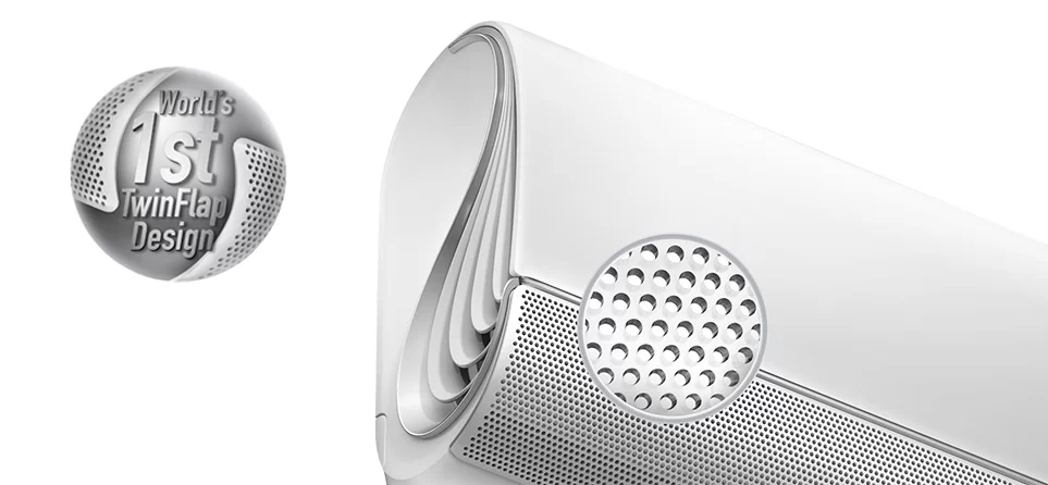 Midea Breezeless Twin Flap жалузи
