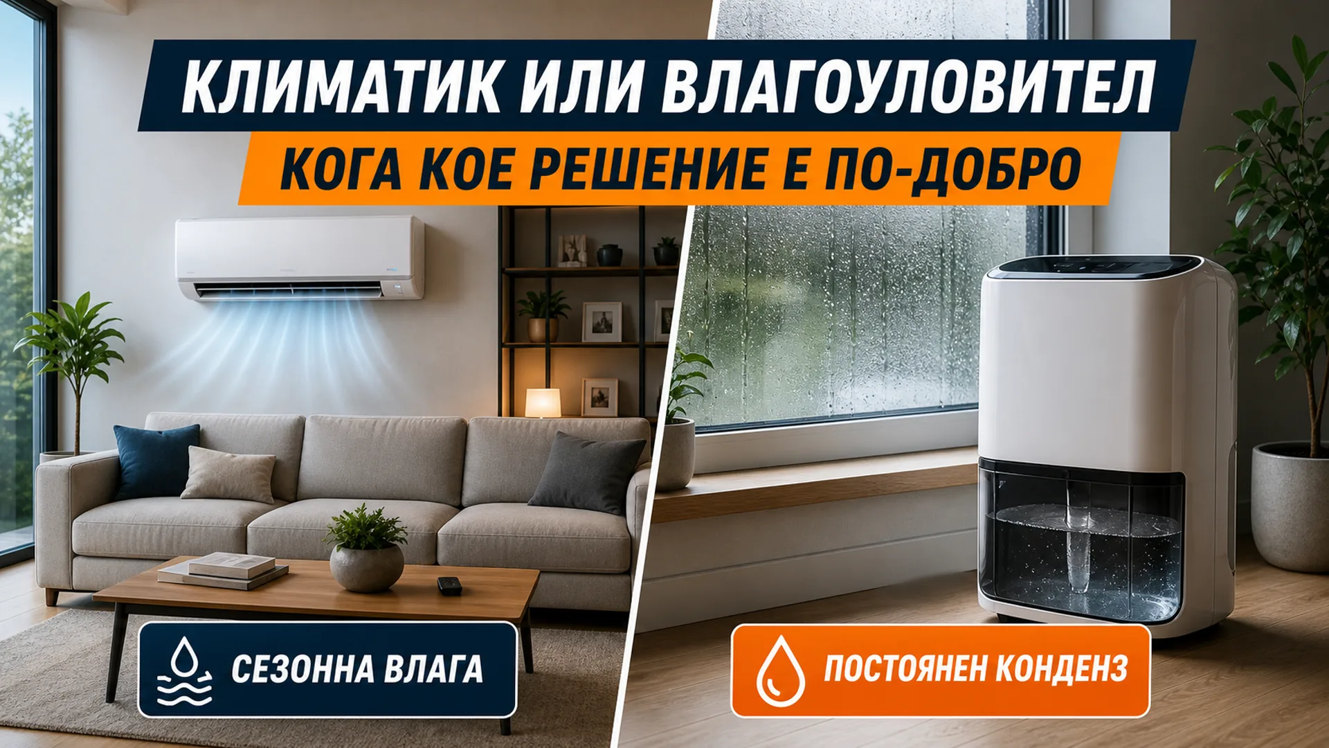 Климатик или влагоуловител