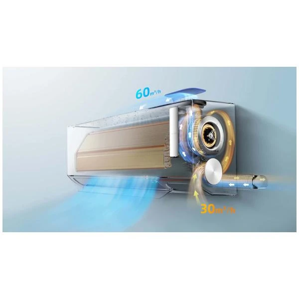 Хиперинверторен климатик TCL TAC-12CHSD/FBI FreshIN 2 12 000 BTU, A+++/A++, R32