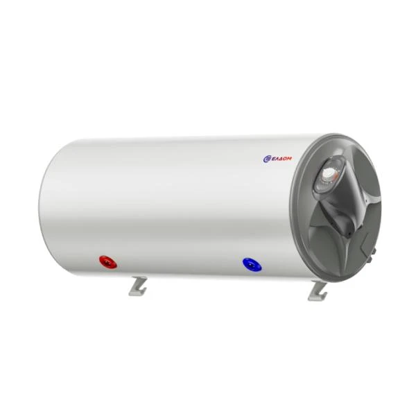 Хоризонтален бойлер ЕЛДОМ 120, 3.0 kW, емайлиран водосъдържател, WHF12046FBR, тръби отдолу, десен