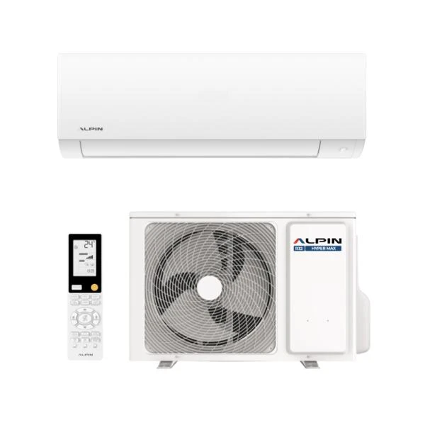 Хиперинверторен климатик ALPIN HYPER MAX ASW-35HEN, 12 000 BTU, А+++/А+++, R32, WI-FI