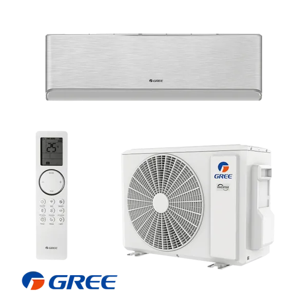 Инверторен климатик Gree Airy Silver GWH12AVCXD-K6DNA1A, 12 000 BTU, A+++/A++, R32