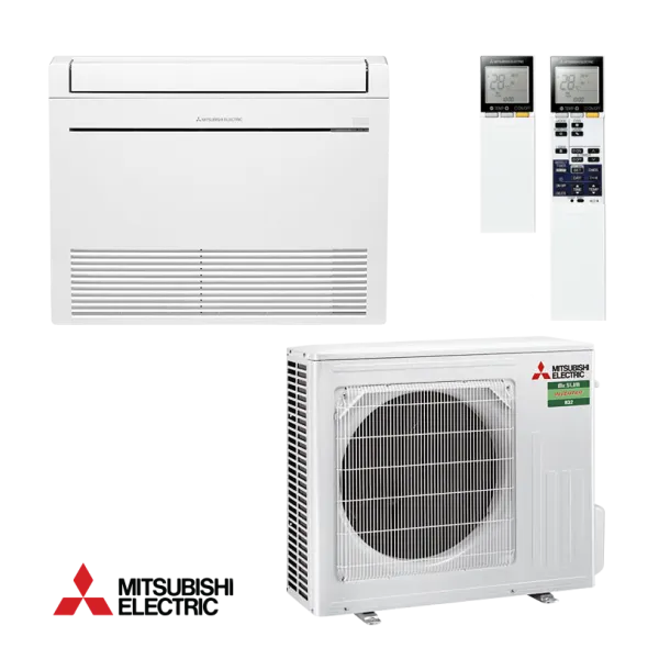 Инверторен климатик Mitsubishi Electric MFZ-KT50VG + SUZ-M50VA - подов тип, 18 000 BTU