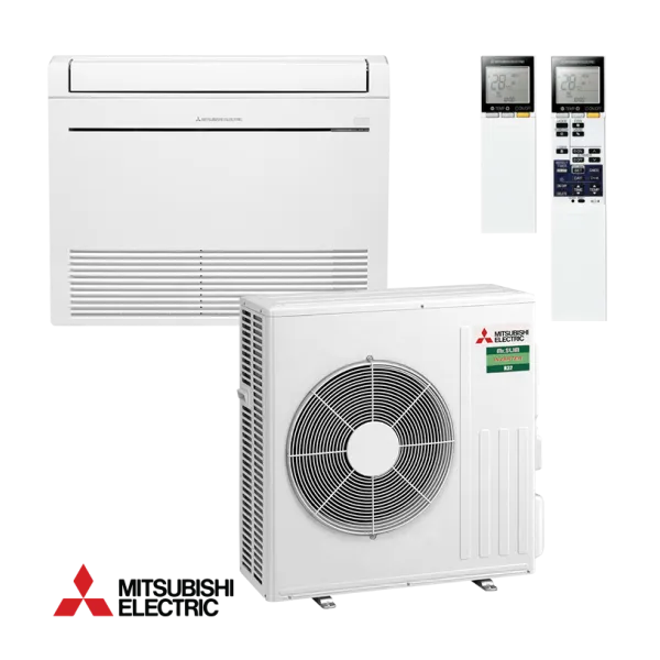Инверторен климатик Mitsubishi Electric MFZ-KT60VG + SUZ-M60VA - подов тип, 21 000 BTU
