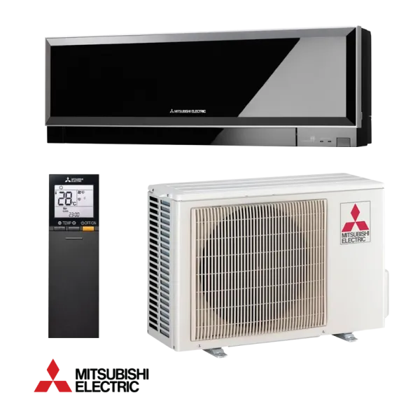 Инверторен климатик Mitsubishi Electric MSZ-EF25VGKB / MUZ-EF25VG – Kirigamine Zen, Black, 9 000 BTU, A+++/A++, R32