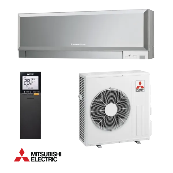 Инверторен климатик Mitsubishi Electric MSZ-EF50VGKS / MUZ-EF50VG – Kirigamine Zen, Сребрист, 18 000 BTU, A++/A+, R32