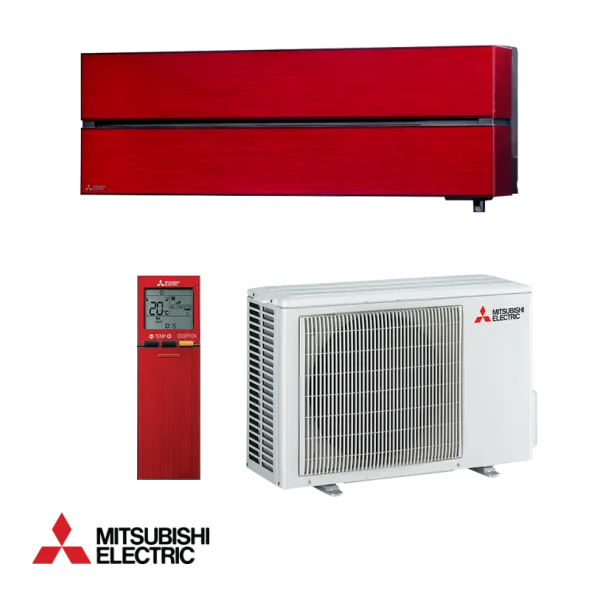 Хиперинверторен климатик Mitsubishi Electric MSZ-LN35VGR / MUZ-LN35VG – Ruby Red, 12 000 BTU, A+++/A+++, R32