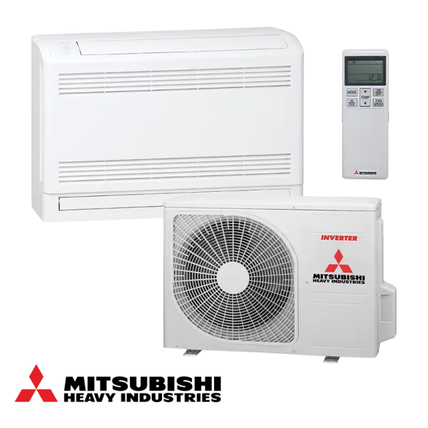 Инверторен климатик Mitsubishi Heavy Industries SRF35ZS-W + SRC35ZS-W - подово тяло 12 000 BTU, A++/A+, R32