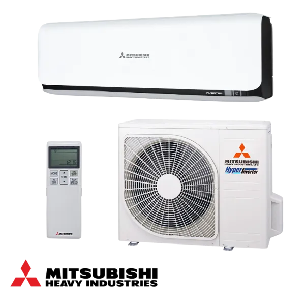 Хиперинверторен климатик Mitsubishi Heavy Industries SRK35ZSX-WB + SRC35ZSX-W, Black&White, Diamond, 12 000 BTU, A+++/A+++, 19 dB,R32
