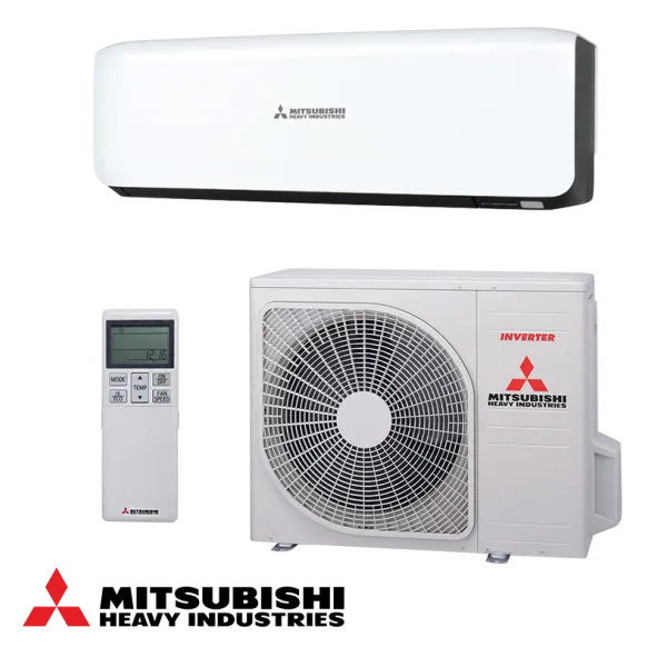 Инверторен климатик Mitsubishi Heavy Industries SRK50ZS-WB + SRC50ZS-W Black & White, Premium, 18 000 BTU, A++/A++, 19 dB, R32