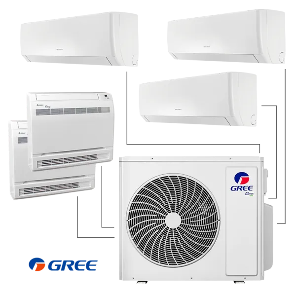 Външно тяло на мултисплит система Gree GWHD(42)NK6OO, 42 000 BTU