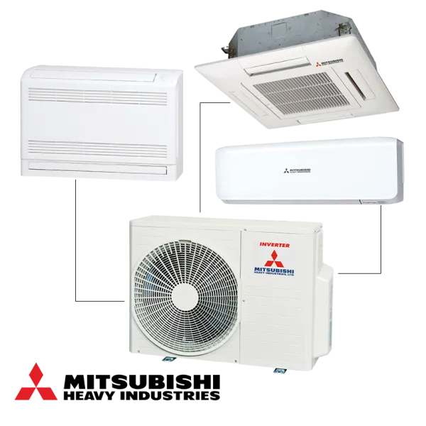 Външно тяло на мултисплит система Mitsubishi Heavy Industries SCM60ZS-W, 21 000 BTU