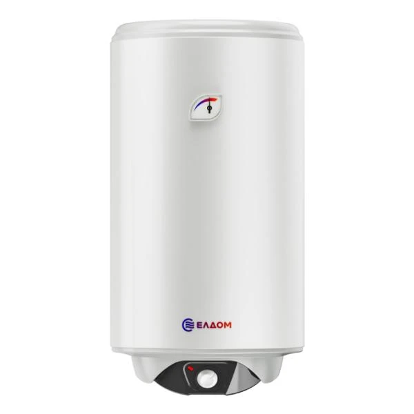 Вертикален бойлер ЕЛДОМ 80, 2х1.2 kW, сухи тръбни нагреватели, емайлиран водосъдържател, WVS08044FD